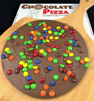 Colorful Candy Chocolate Pizza